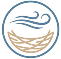 WindNest logo — a nest in the wind